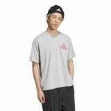 Kortrmet T-shirt til Mnd Adidas Berlin Bear Hvid S #4