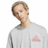 Kortrmet T-shirt til Mnd Adidas Berlin Bear Hvid S #5