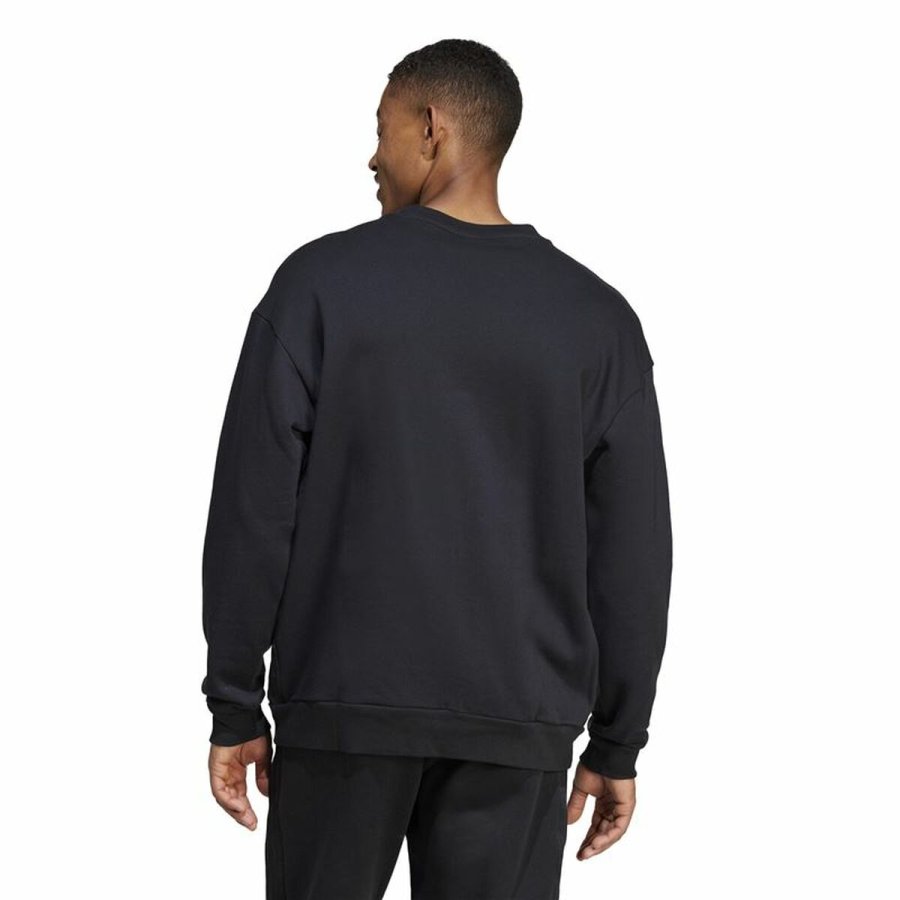 Sweaters uden Htte til Mnd Adidas Brand Love French Terry Sort #3