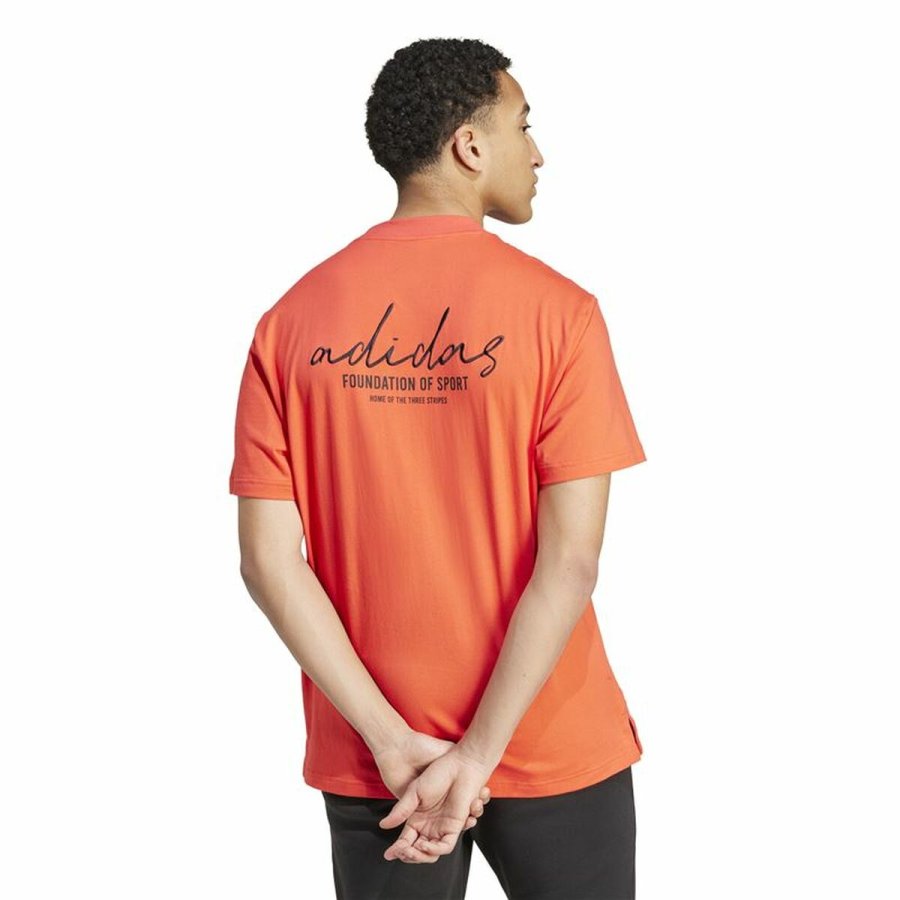 Kortrmet T-shirt til Mnd Adidas Brand Love 2XL #3