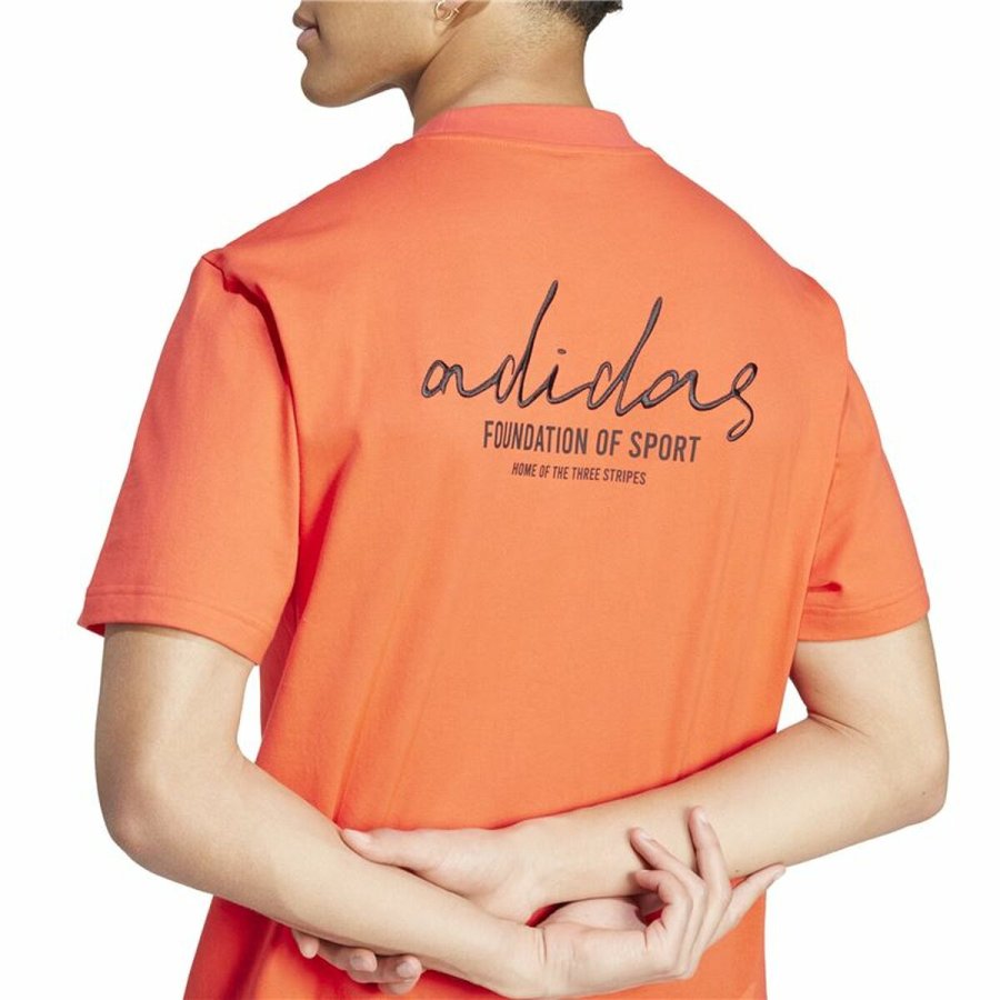 Kortrmet T-shirt til Mnd Adidas Brand Love 2XL #5