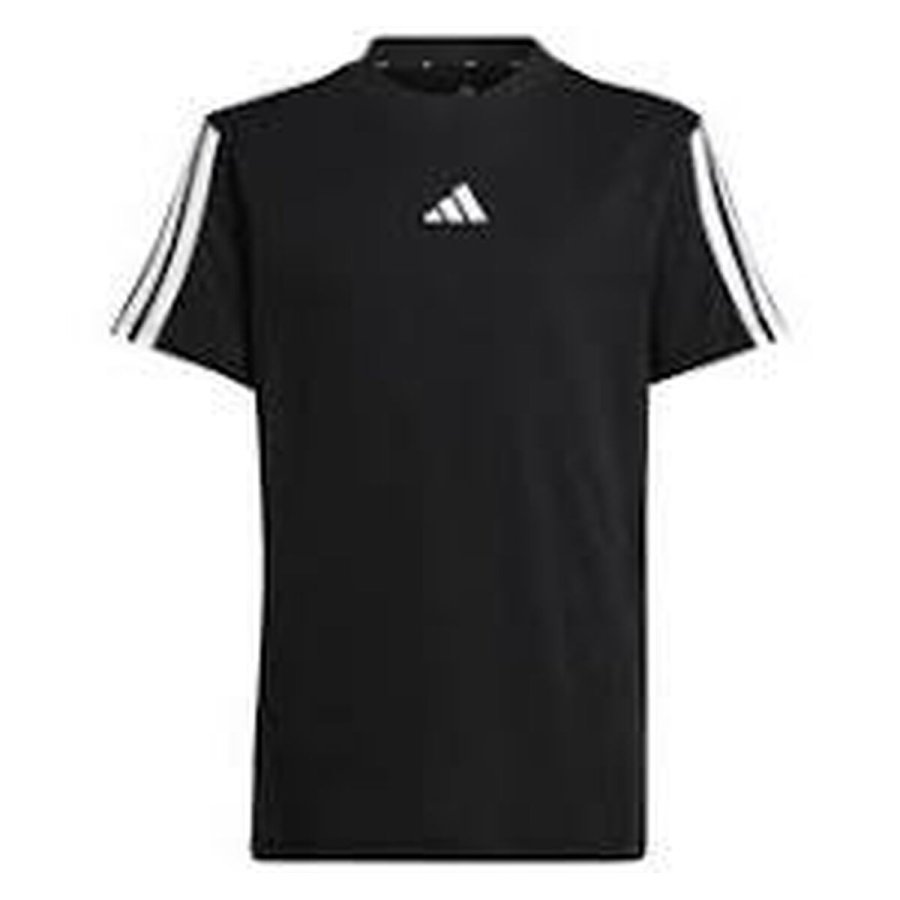 B�rne Kort�rmet T-shirt Adidas J 3S TEE 160 JD6487 Sort #1