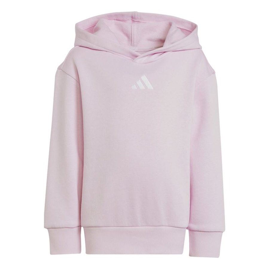 Sweatshirt med h�tte til piger Adidas LK SL FL HD Pink #1