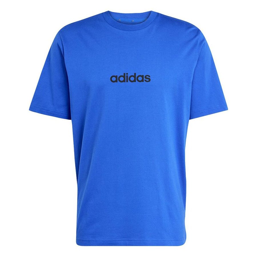 Kort�rmet T-shirt til M�nd Adidas M LIN SJ T JE8995 Bl� #1