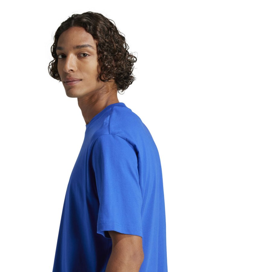 Kort�rmet T-shirt til M�nd Adidas M LIN SJ T JE8995 Bl� #5