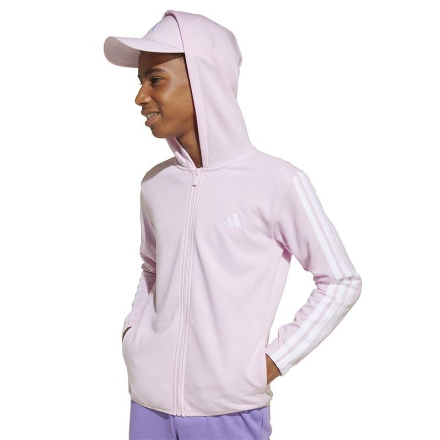 Tr�ningsdragt til b�rn Adidas 3Bandas Blomme #6