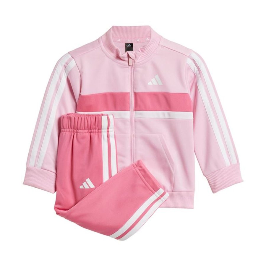 Tr�ningsdragt til b�rn Adidas Tiberio Pink #1