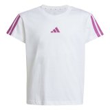 B�rne Kort�rmet T-shirt Adidas JG 3S TEE 160 JN6494 Hvid #1