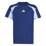 B�rne Kort�rmet T-shirt Adidas JD0060 Bl� #1