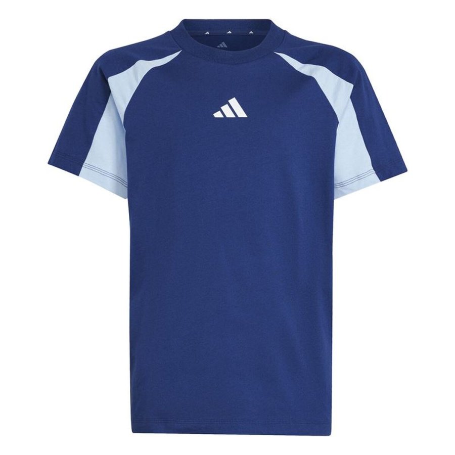 B�rne Kort�rmet T-shirt Adidas JD0060 Bl� #1