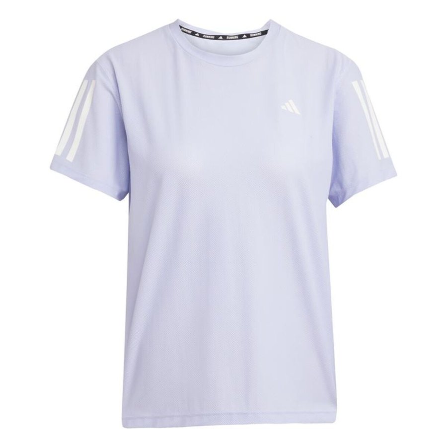 Kort�rmet T-shirt til Kvinder Adidas Own the Run Lavendel Running #1
