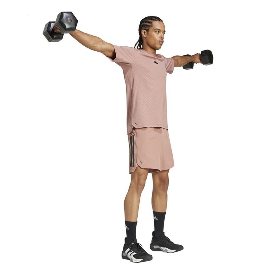 Kort�rmet T-shirt til M�nd Adidas JI8217 #4