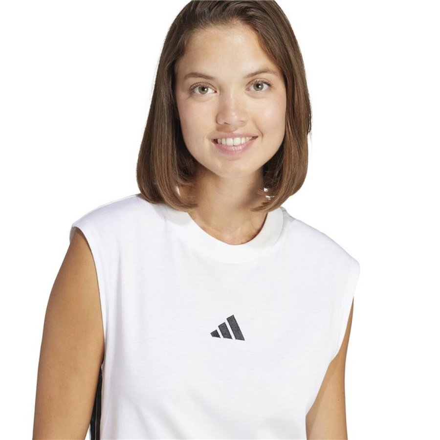 Kort�rmet T-shirt til Kvinder Adidas JD4985 Hvid (M) #5