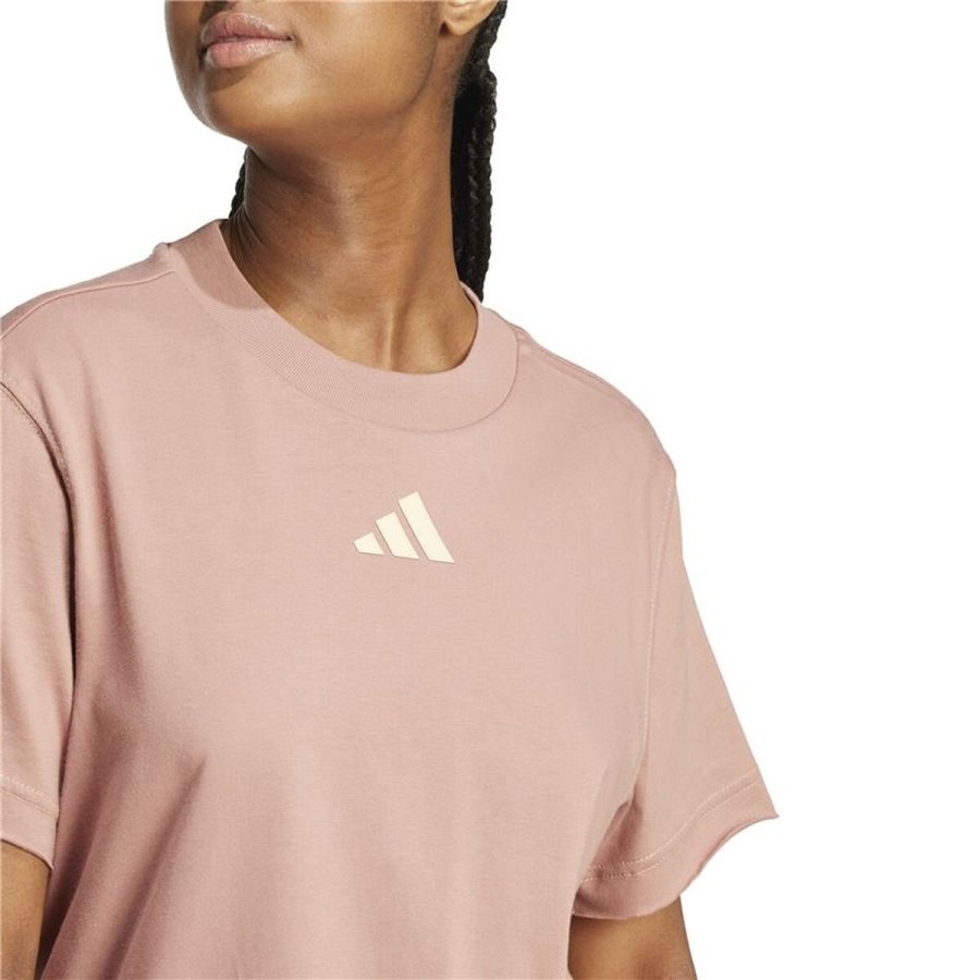 Kort�rmet T-shirt til Kvinder Adidas Pink #5