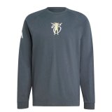 Lang�rmet T-shirt til M�nd Adidas JM9351 M�rkegr� (XS) #1