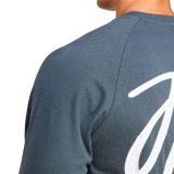 Lang�rmet T-shirt til M�nd Adidas JM9351 M�rkegr� (XS) #5