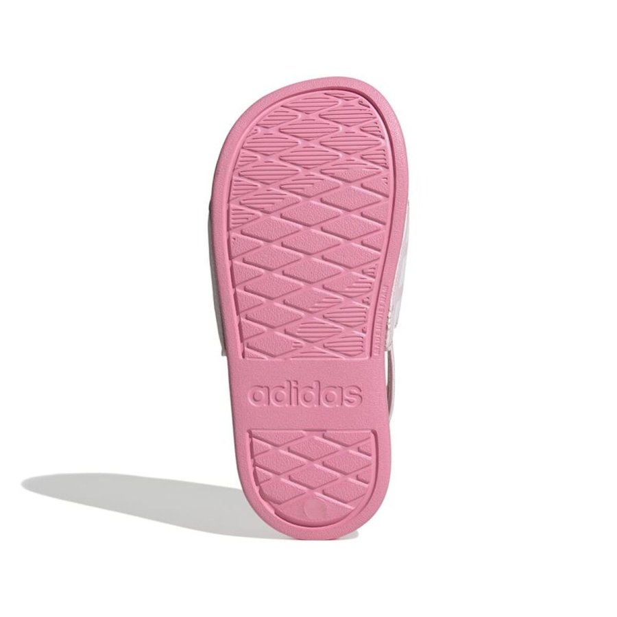 Sandaler til swimming pools Adidas Adilette Estrap Pink #4