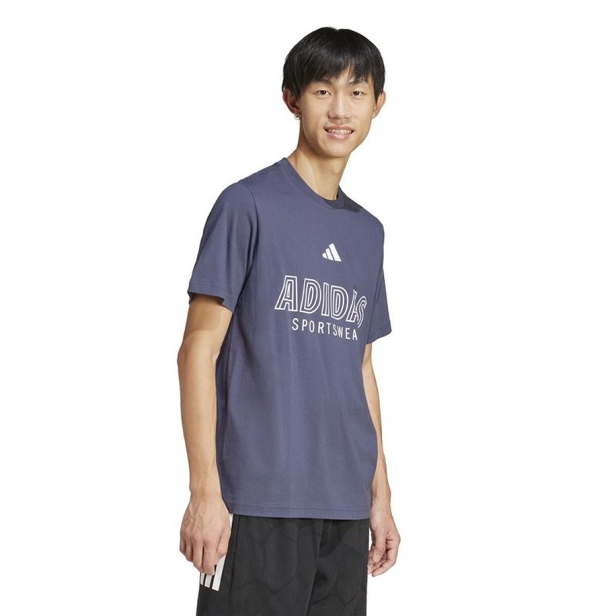 Kort�rmet T-shirt til M�nd Adidas JM0394 #4