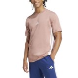 Kort�rmet T-shirt til M�nd Adidas 3stripes Hvid Pink #2