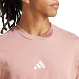 Kort�rmet T-shirt til M�nd Adidas 3stripes Hvid Pink #4