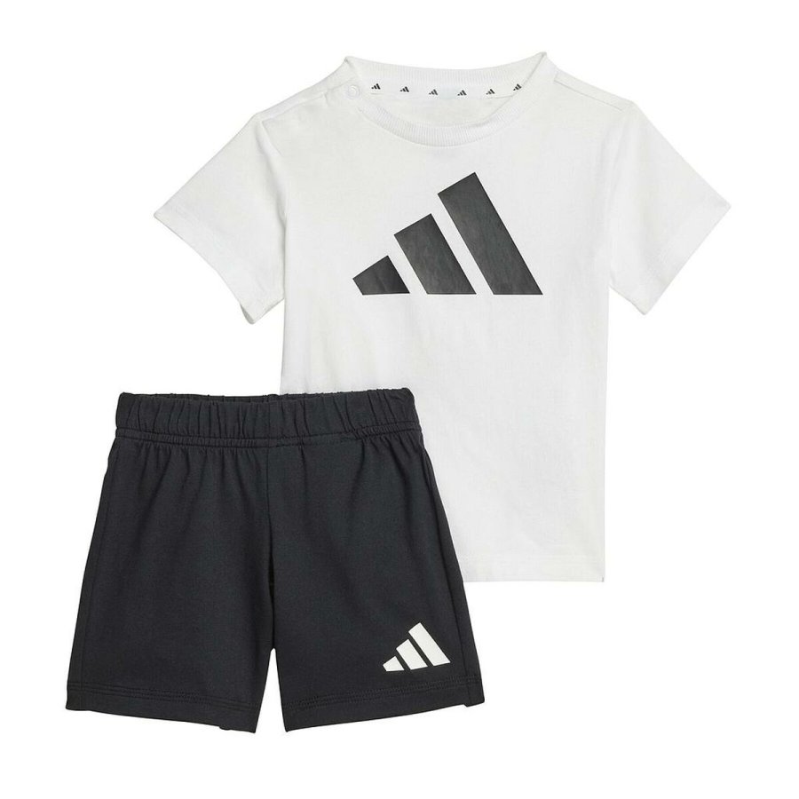 Sportstj til Baby Adidas I BL T-SET 160 JE1388 Hvid #1