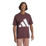 Kort�rmet T-shirt til M�nd Adidas Big Logo Sj R�dbrun #2