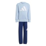 Tr�ningsdragt til b�rn Adidas Lk Big Logo French Terry Jog Bl� #1