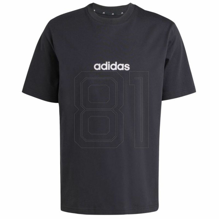 Kort�rmet T-shirt til M�nd Adidas M LIN SJ T JE8993 Sort #1