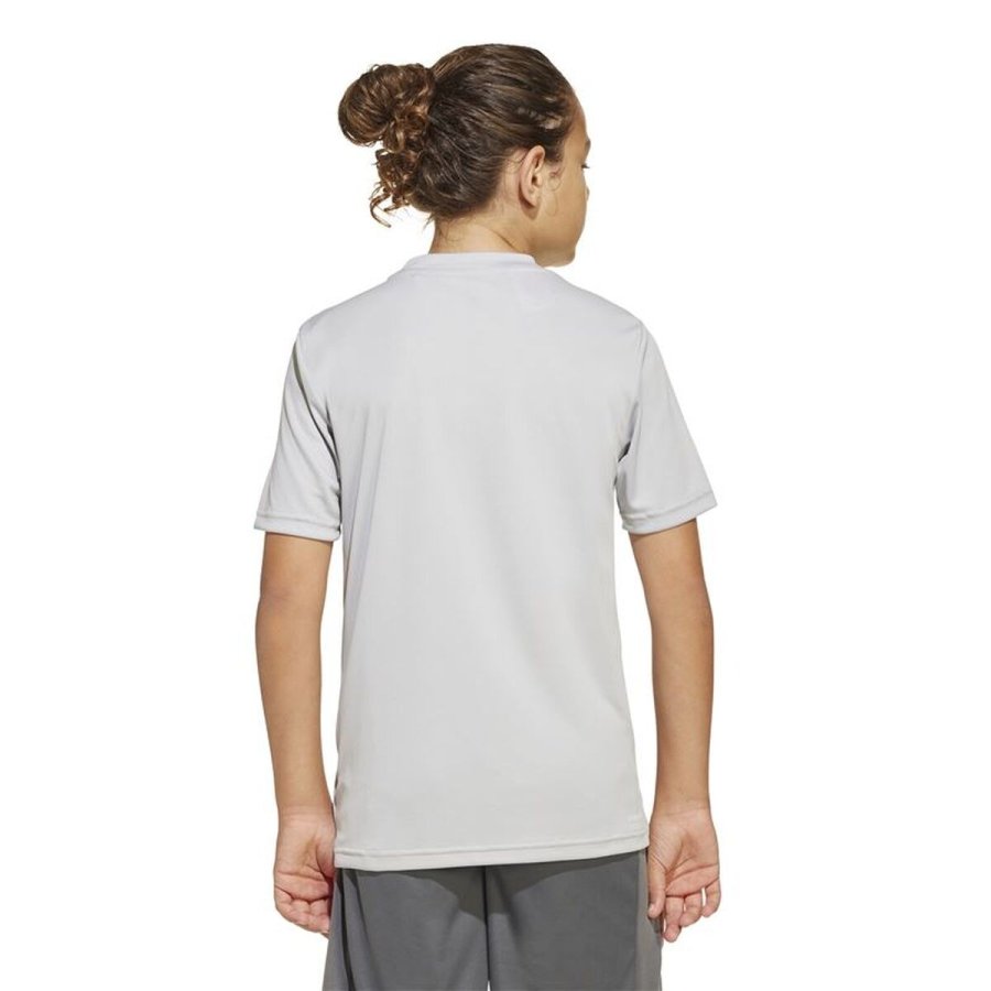 B�rne Kort�rmet T-shirt Adidas Tr-Essentials Lysegr� #3