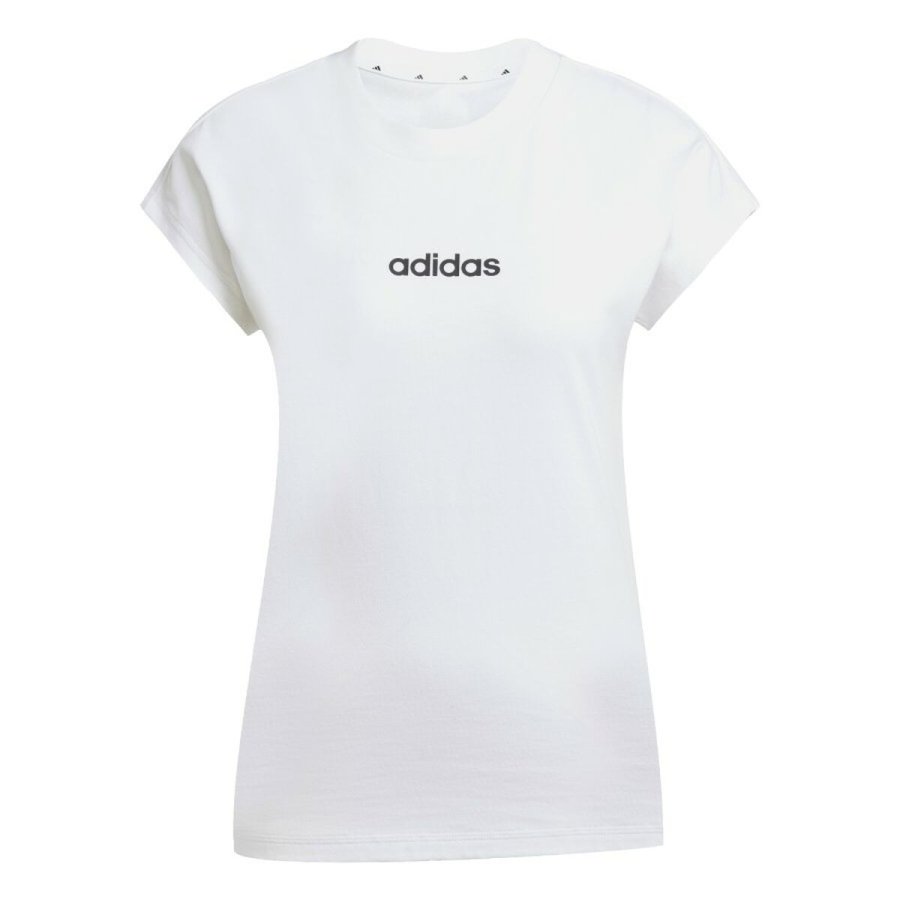 Kort�rmet T-shirt til Kvinder Adidas W LIN SJ T JC8239 Hvid #1
