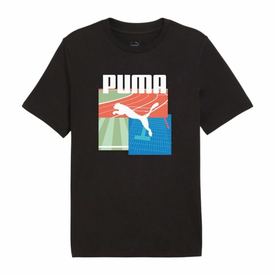 Kortrmet T-shirt til Mnd Puma  GRAPHICS Summer #1