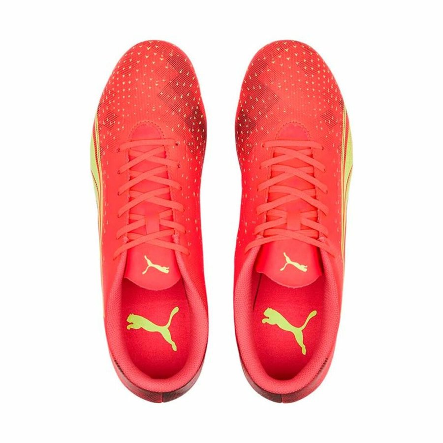 Voksen fodboldstvler Puma Ultra 5 Play Mg Orange #4