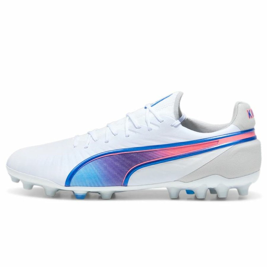 Voksen fodboldstvler Puma King Ultimate Mg Hvid #1