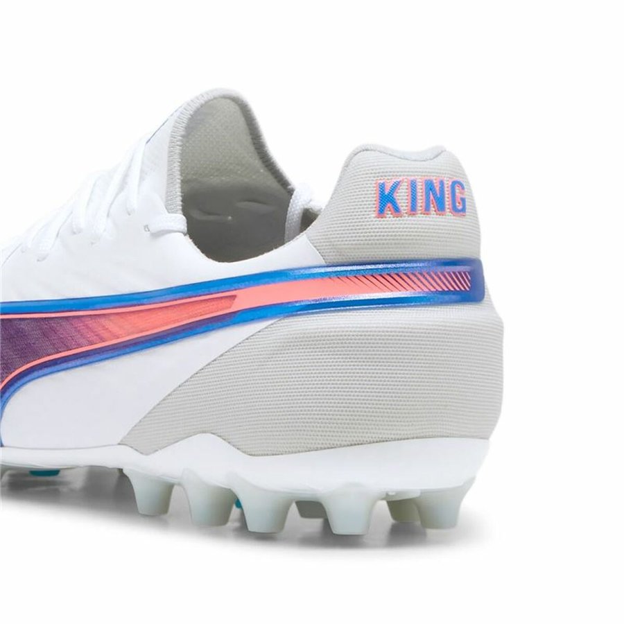 Voksen fodboldstvler Puma King Ultimate Mg Hvid #6