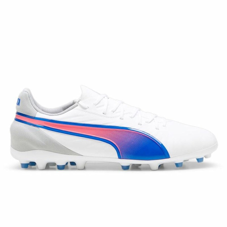 Voksen fodboldstvler Puma King Match Mg Hvid #1