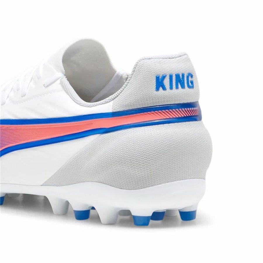 Voksen fodboldstvler Puma King Match Mg Hvid #5
