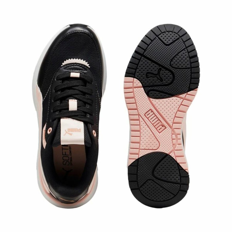 Kvinde Casual Sneakers Puma R78 Disrupt Lt Sort #3