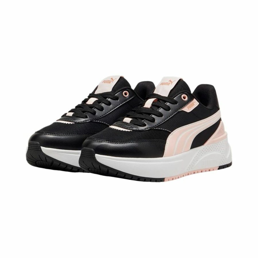 Kvinde Casual Sneakers Puma R78 Disrupt Lt Sort #4