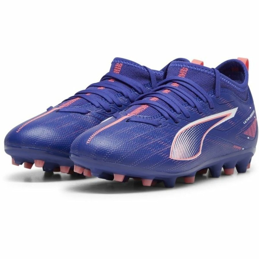 Fodboldstvler til brn Puma Ultra 5 Match Mg Lilla #4