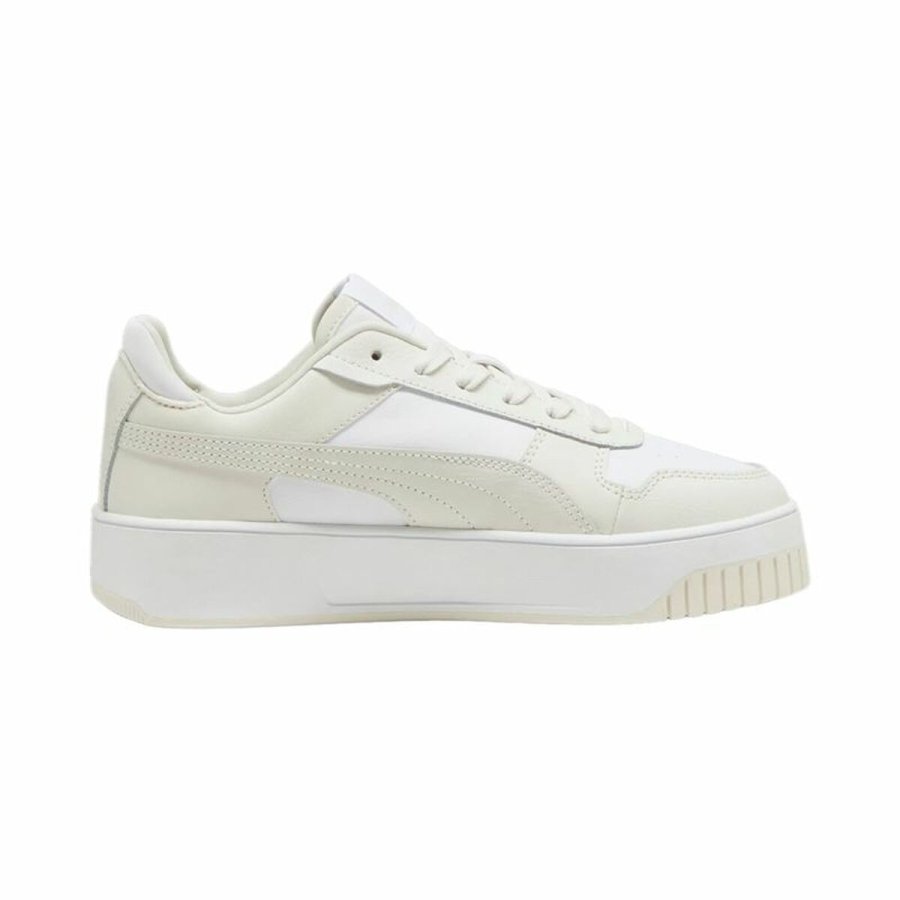 Kvinde Casual Sneakers Puma Carina Street Hvid #1