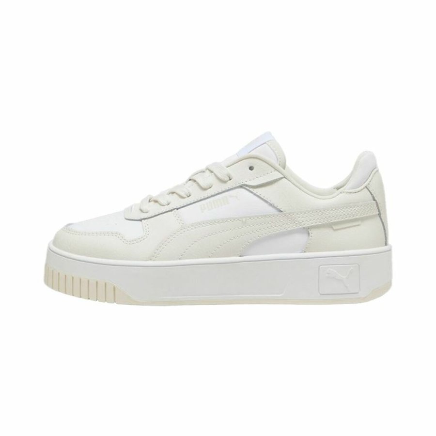 Kvinde Casual Sneakers Puma Carina Street Hvid #2