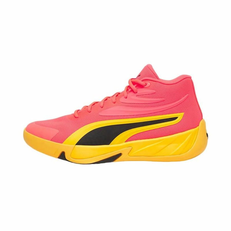 Basketballsko til voksne Puma Court Pro Gul #1