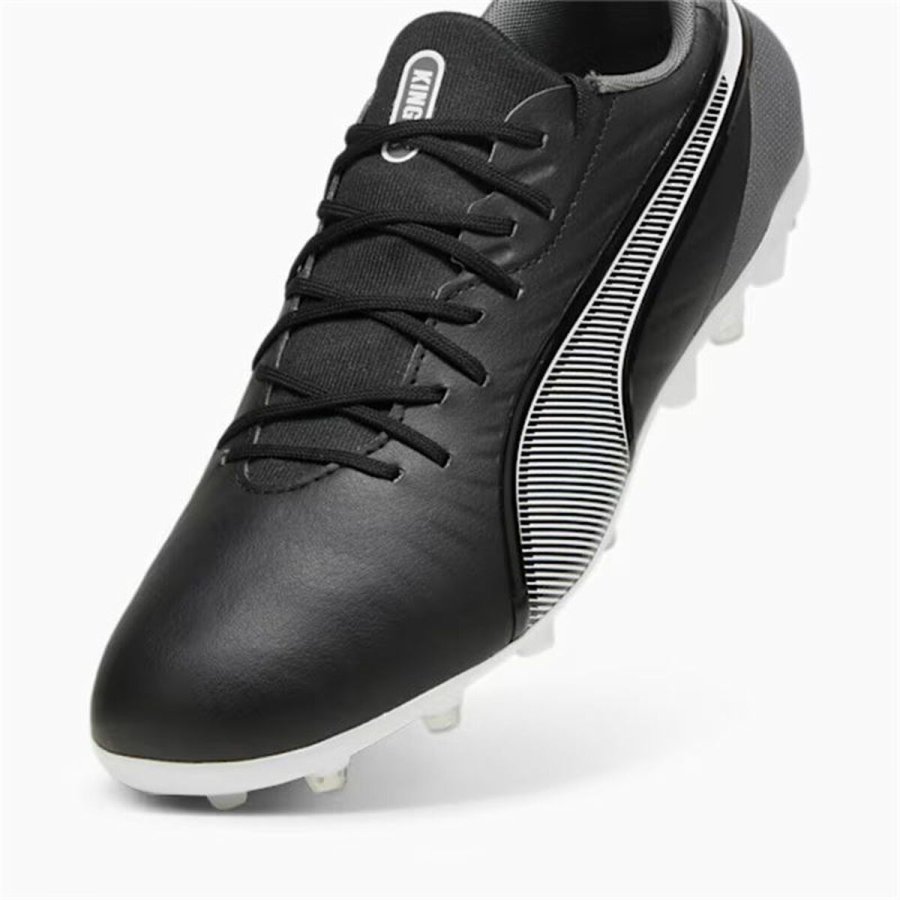 Voksen fodboldstvler Puma King Match Mg Sort #4