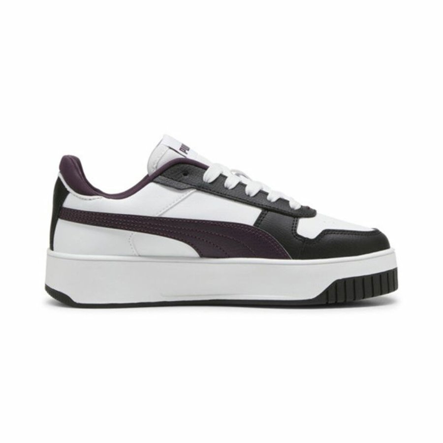 Kvinde Casual Sneakers Puma Carina Street Hvid Marinebl #2