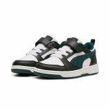 Basketballsko til voksne Puma Rebound V6 Lo Ac+ Ps Hvid Sort #4