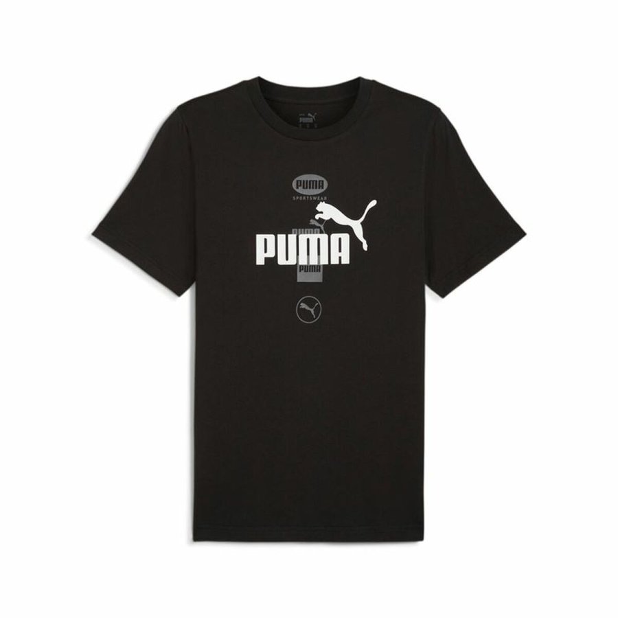 Kortrmet T-shirt til Mnd Puma Puma Power Graphic #1
