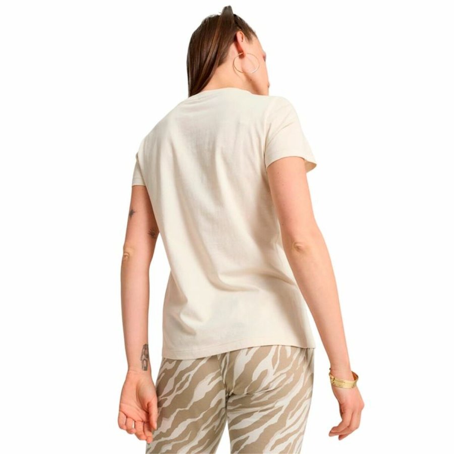 Kortrmet T-shirt til Kvinder Puma Essentials + Animal #2