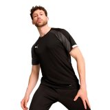 Kort�rmet fodboldtr�je til m�nd Puma Individual liga Sort #3