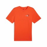 Kortrmet T-shirt til Mnd Puma Graphics Puma Sports Club Orange #1