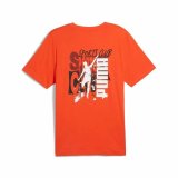 Kortrmet T-shirt til Mnd Puma Graphics Puma Sports Club Orange #2